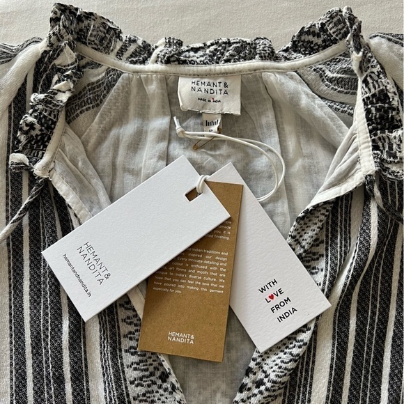 Hemant & Nandita Anew Dress in Black - Picture 10 of 16